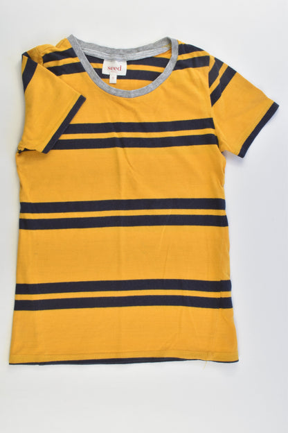 Seed Heritage Size 5 Mustard Striped T-shirt