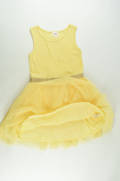Seed Heritage Size 6 Ribbed Lined Tulle Dress