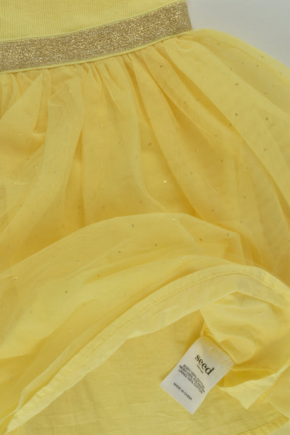 Seed Heritage Size 6 Ribbed Lined Tulle Dress