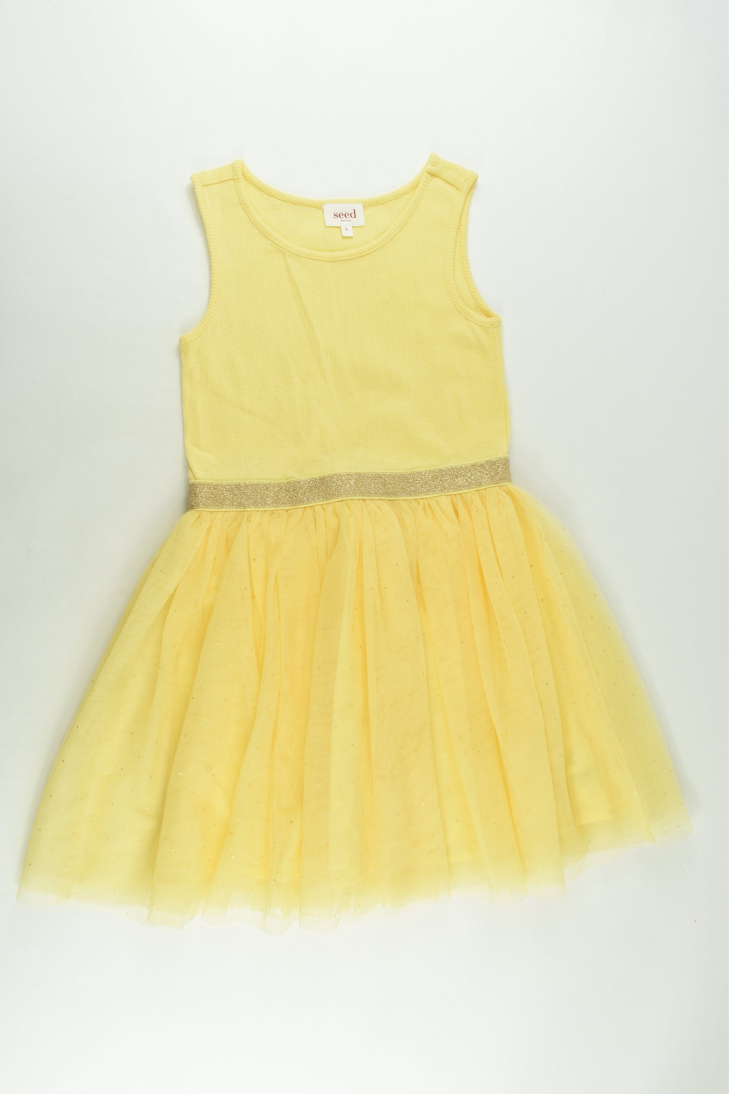 Seed Heritage Size 6 Ribbed Lined Tulle Dress