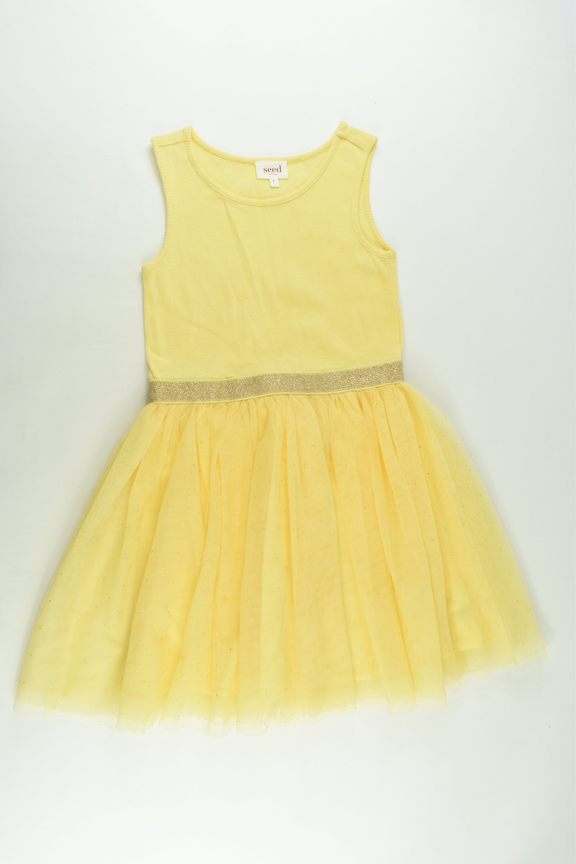 Seed Heritage Size 6 Ribbed Lined Tulle Dress