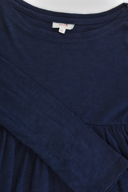 Seed Heritage Size 7-8 Tulle Navy Dress