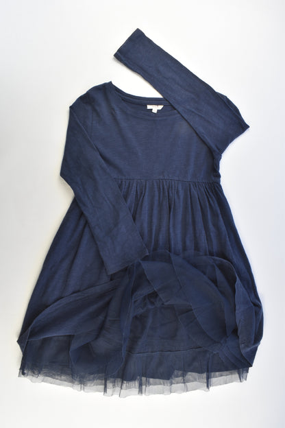 Seed Heritage Size 7-8 Tulle Navy Dress