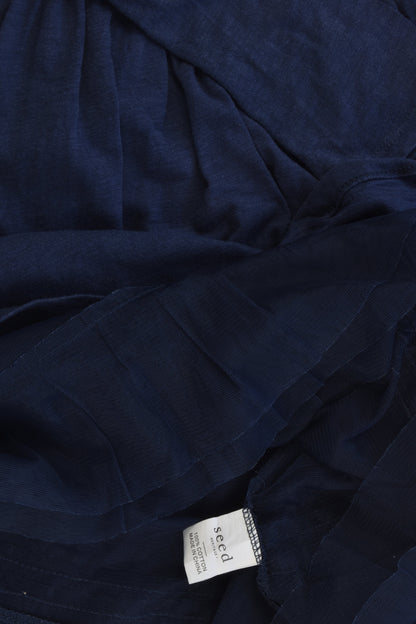 Seed Heritage Size 7-8 Tulle Navy Dress