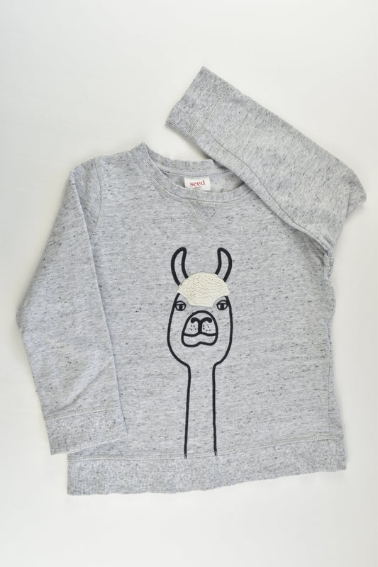 Seed Heritage Size 7 Llama Sweater