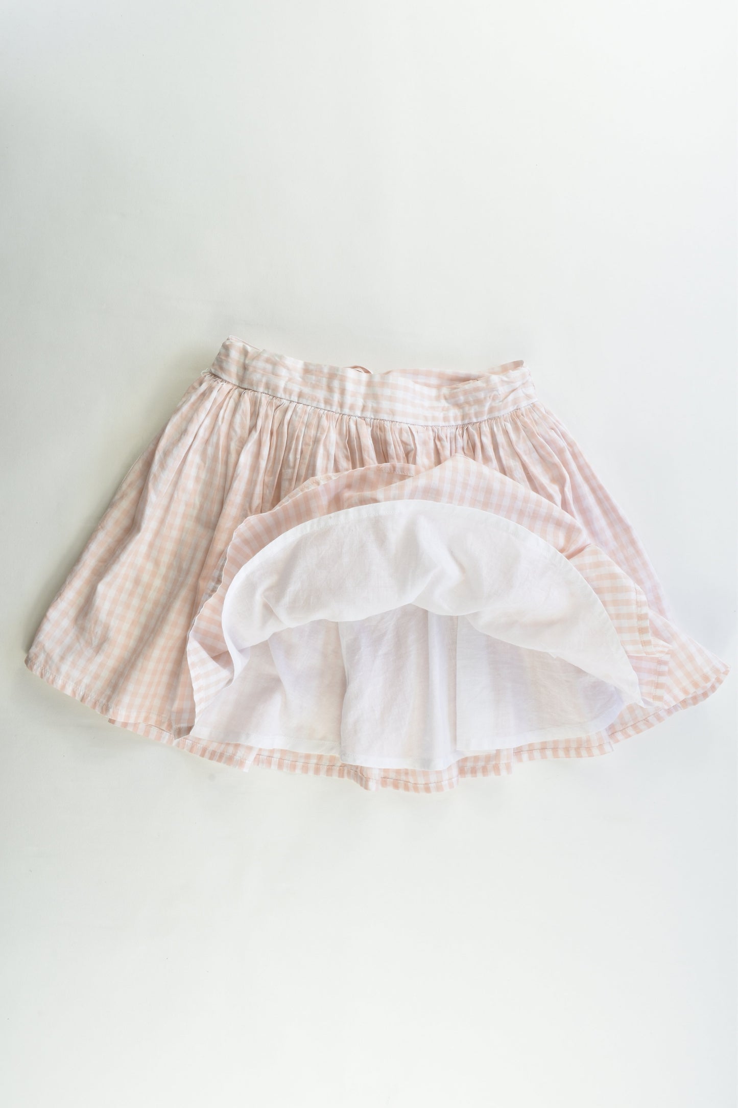 Seed Heritage Size 8 Lined Checked Skirt