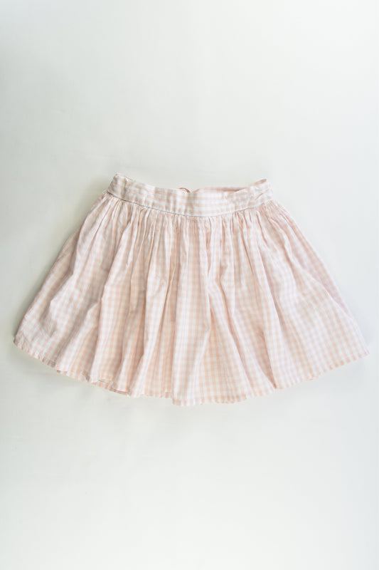 Seed Heritage Size 8 Lined Checked Skirt