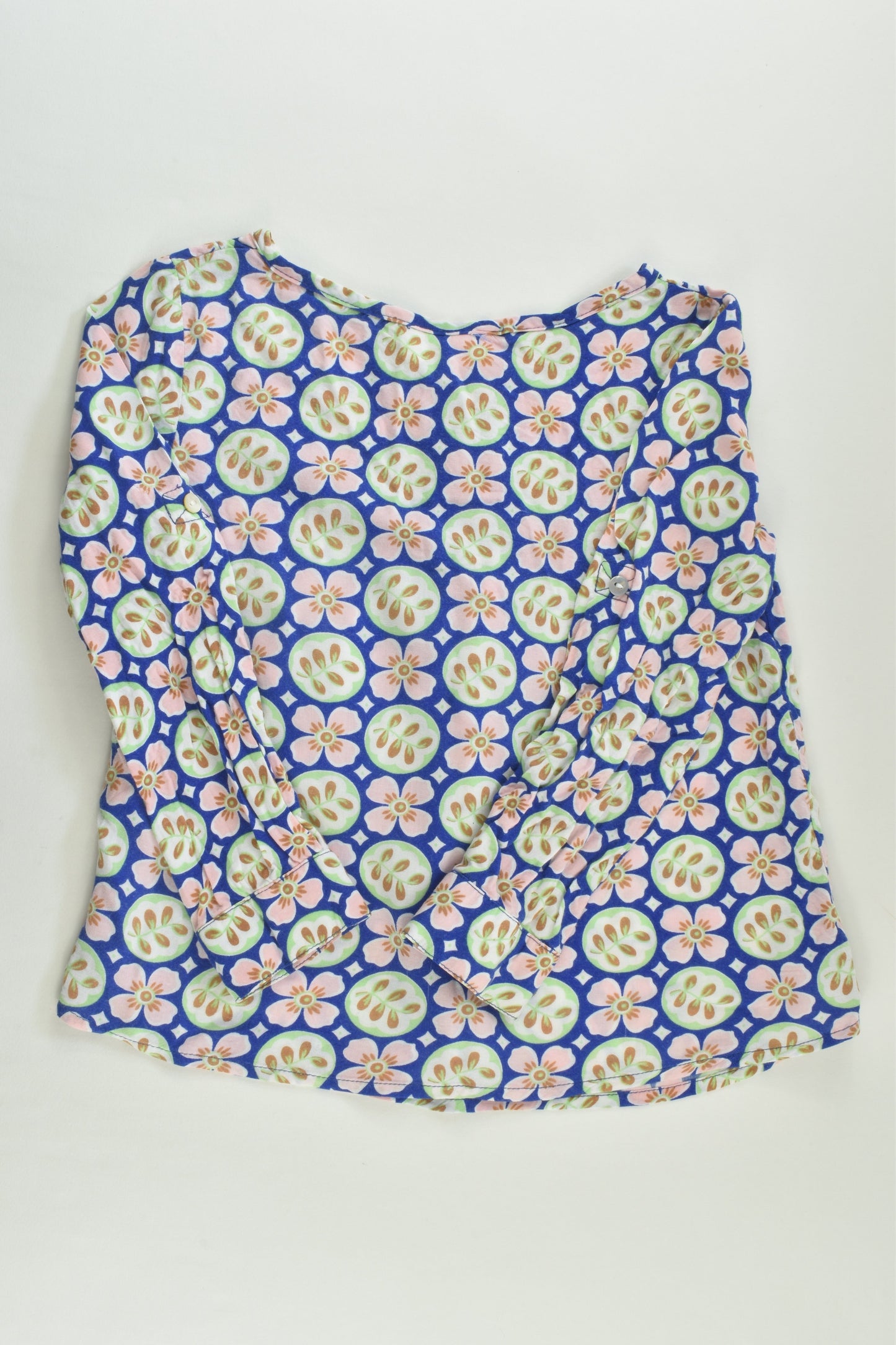 Seed Size 2-3 Flowers and Leaves Blouse