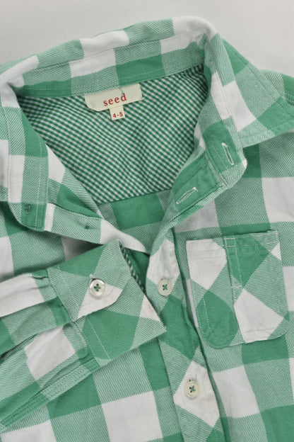 Seed Size 4-5 Checked Lightweight Flannelette Shirt