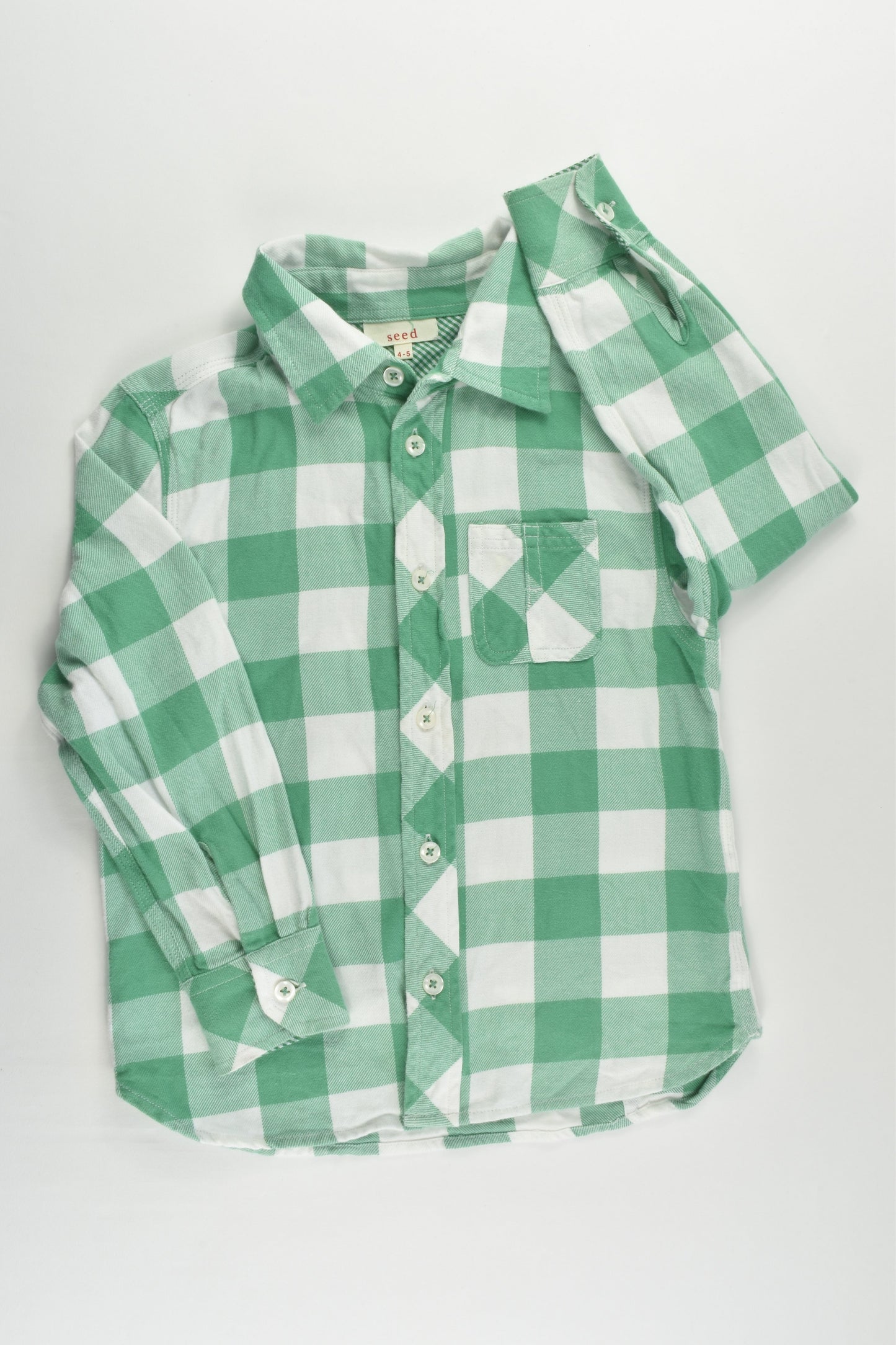 Seed Size 4-5 Checked Lightweight Flannelette Shirt