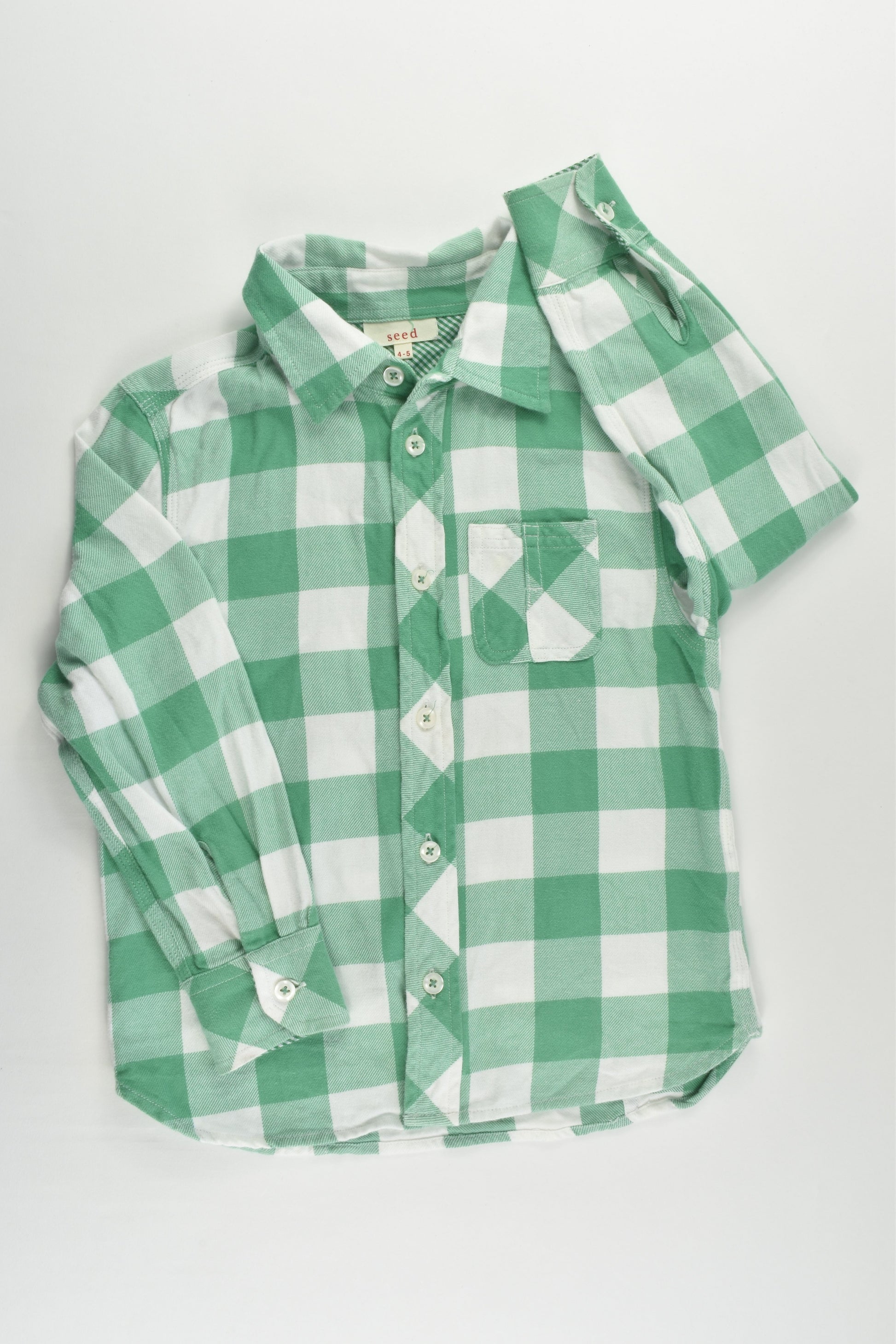 Seed Size 4-5 Checked Lightweight Flannelette Shirt
