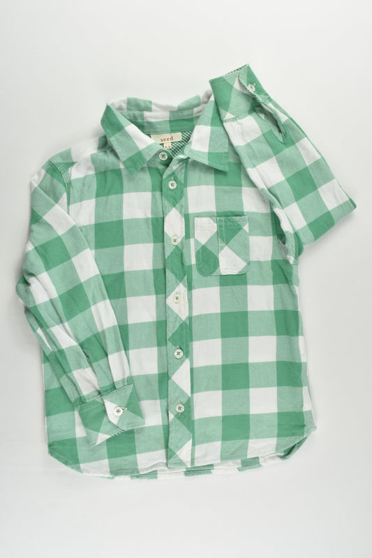 Seed Size 4-5 Checked Lightweight Flannelette Shirt