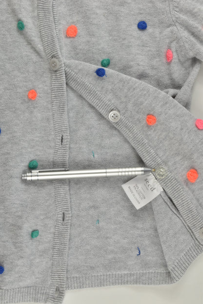 Seed Size 6-7 Pom Pom Cardigan