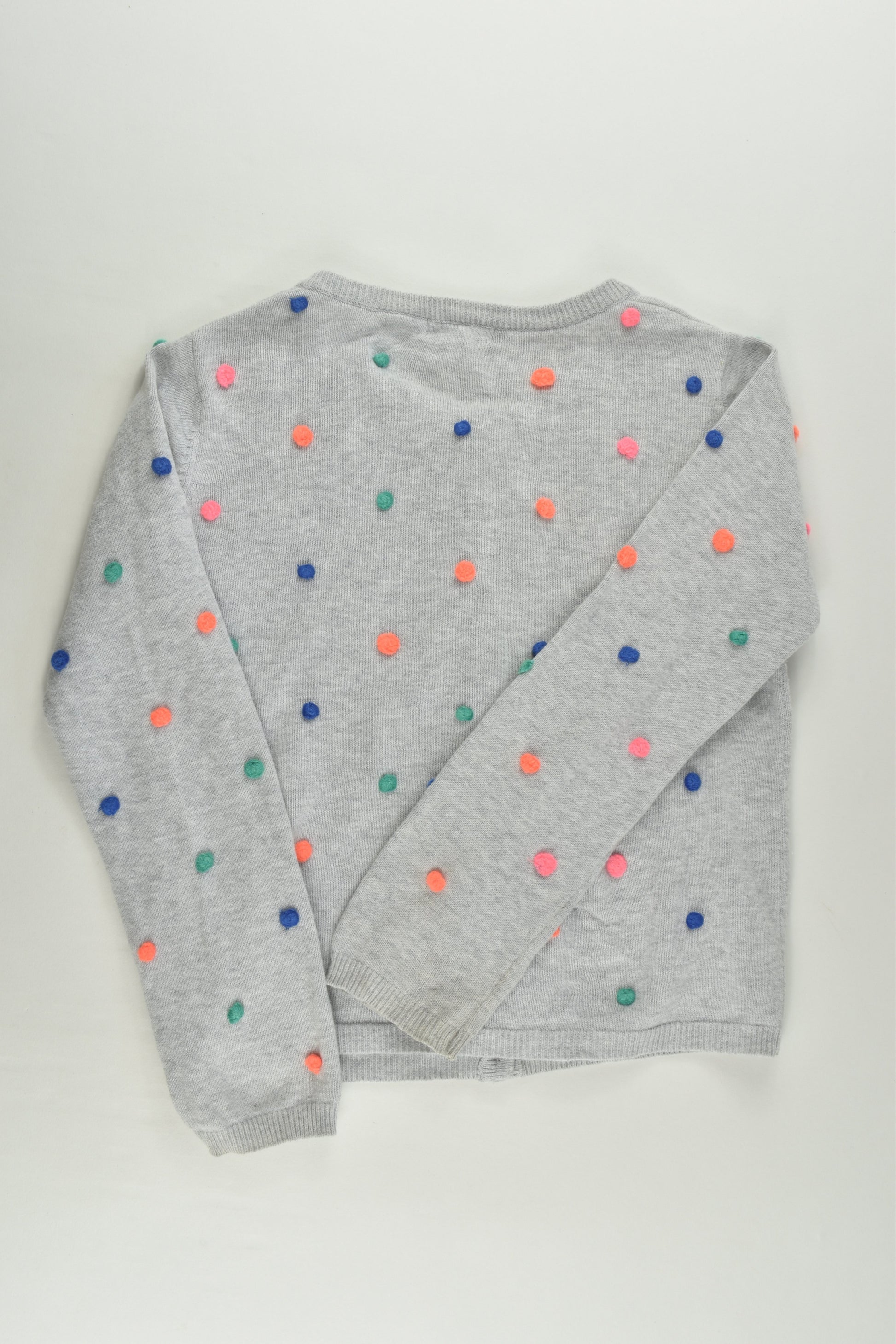 Seed Size 6-7 Pom Pom Cardigan