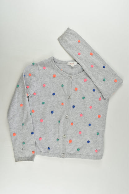 Seed Size 6-7 Pom Pom Cardigan