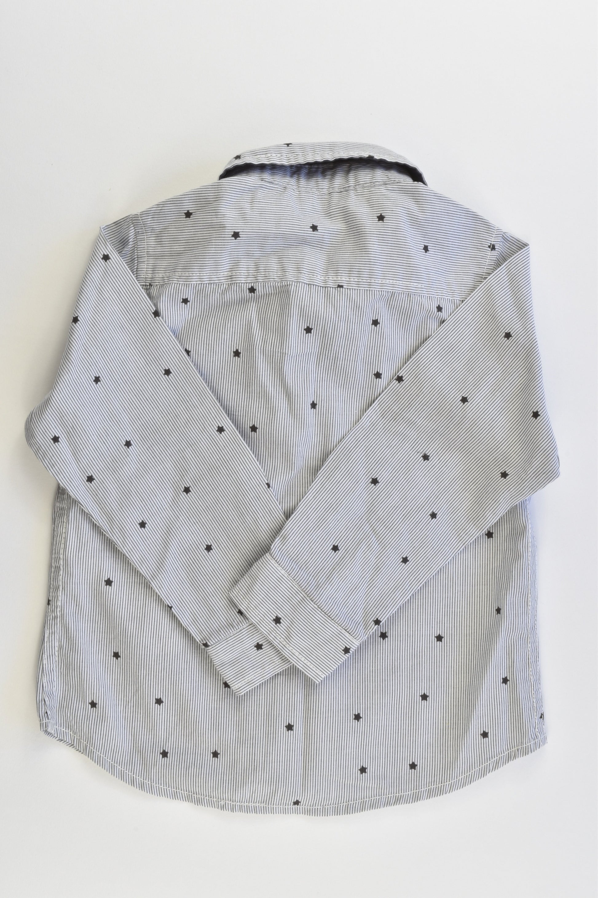 Sergent Major (France) Size 2-3 (3 years, 96 cm) Collared Stars Shirt