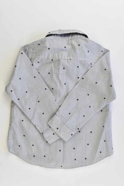 Sergent Major (France) Size 2-3 (3 years, 96 cm) Collared Stars Shirt
