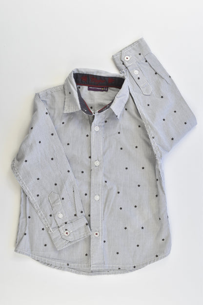 Sergent Major (France) Size 2-3 (3 years, 96 cm) Collared Stars Shirt