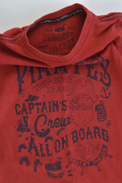 Sergent Major (France) Size 2-3 (3 years, 96 cm) Pirates Top
