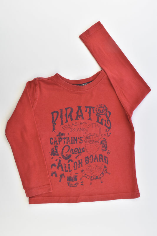 Sergent Major (France) Size 2-3 (3 years, 96 cm) Pirates Top