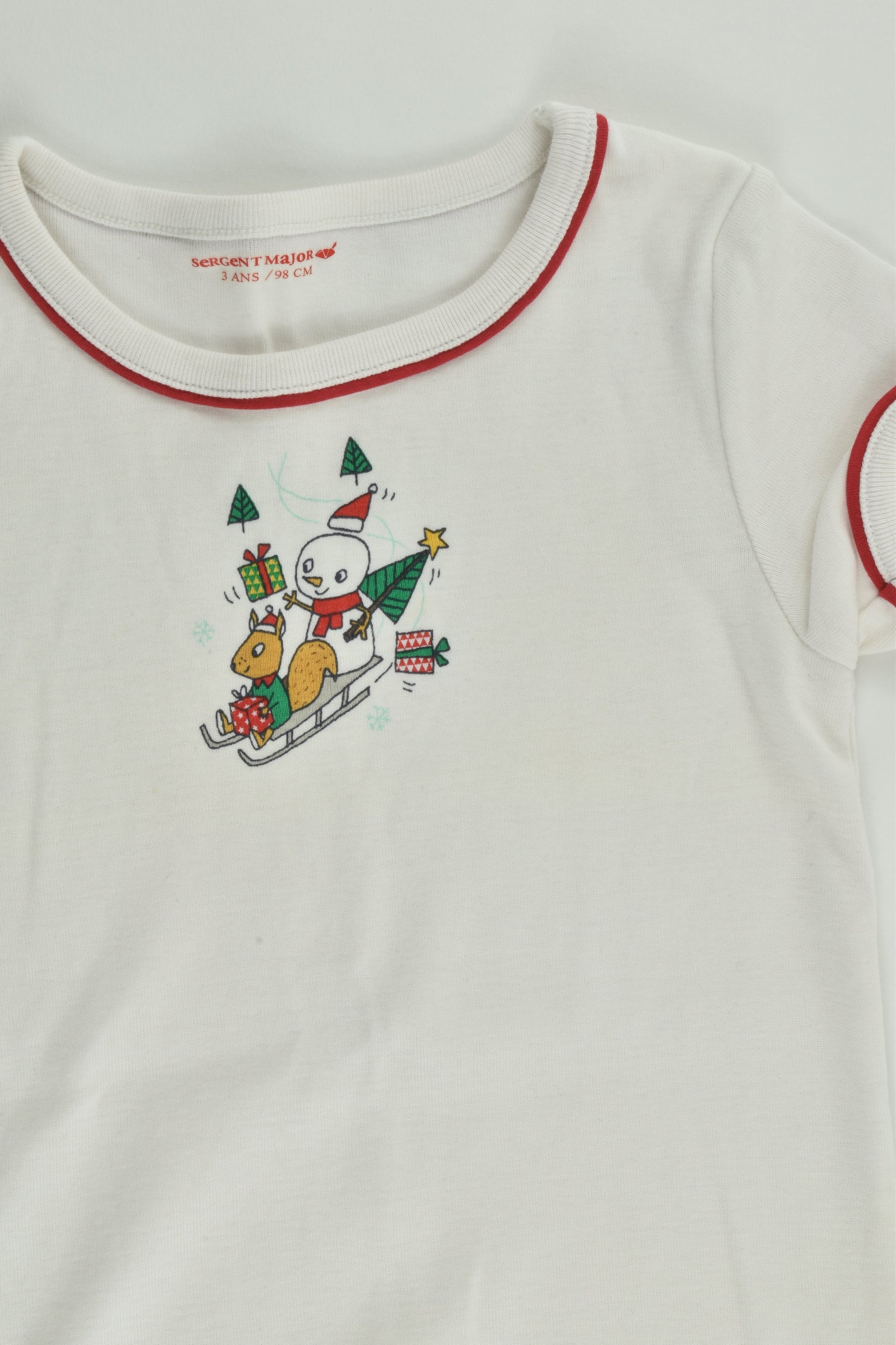 Sergent Major (France) Size 3 (98 cm) Christmas T-shirt