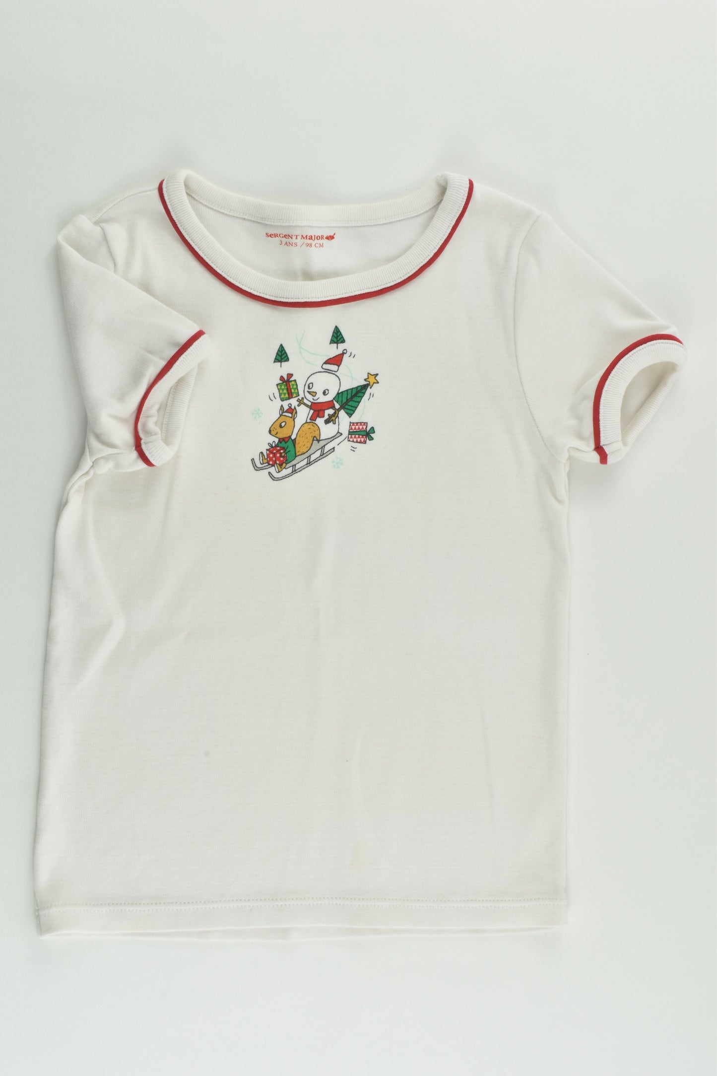 Sergent Major (France) Size 3 (98 cm) Christmas T-shirt