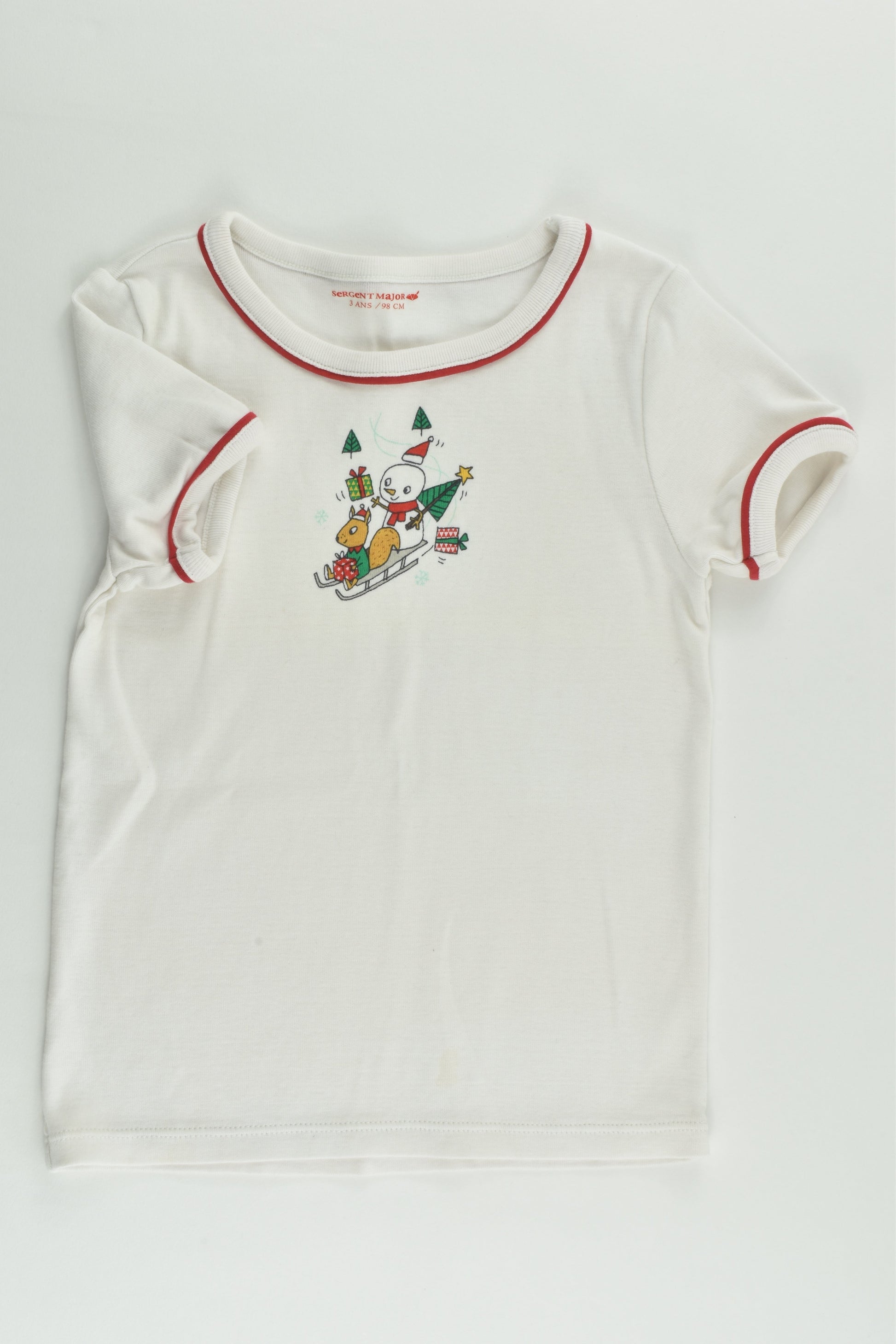 Sergent Major (France) Size 3 (98 cm) Christmas T-shirt