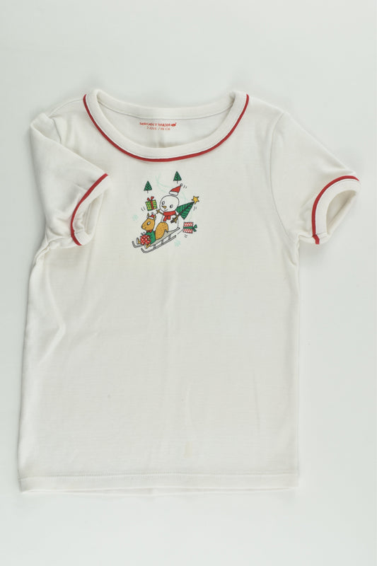 Sergent Major (France) Size 3 (98 cm) Christmas T-shirt