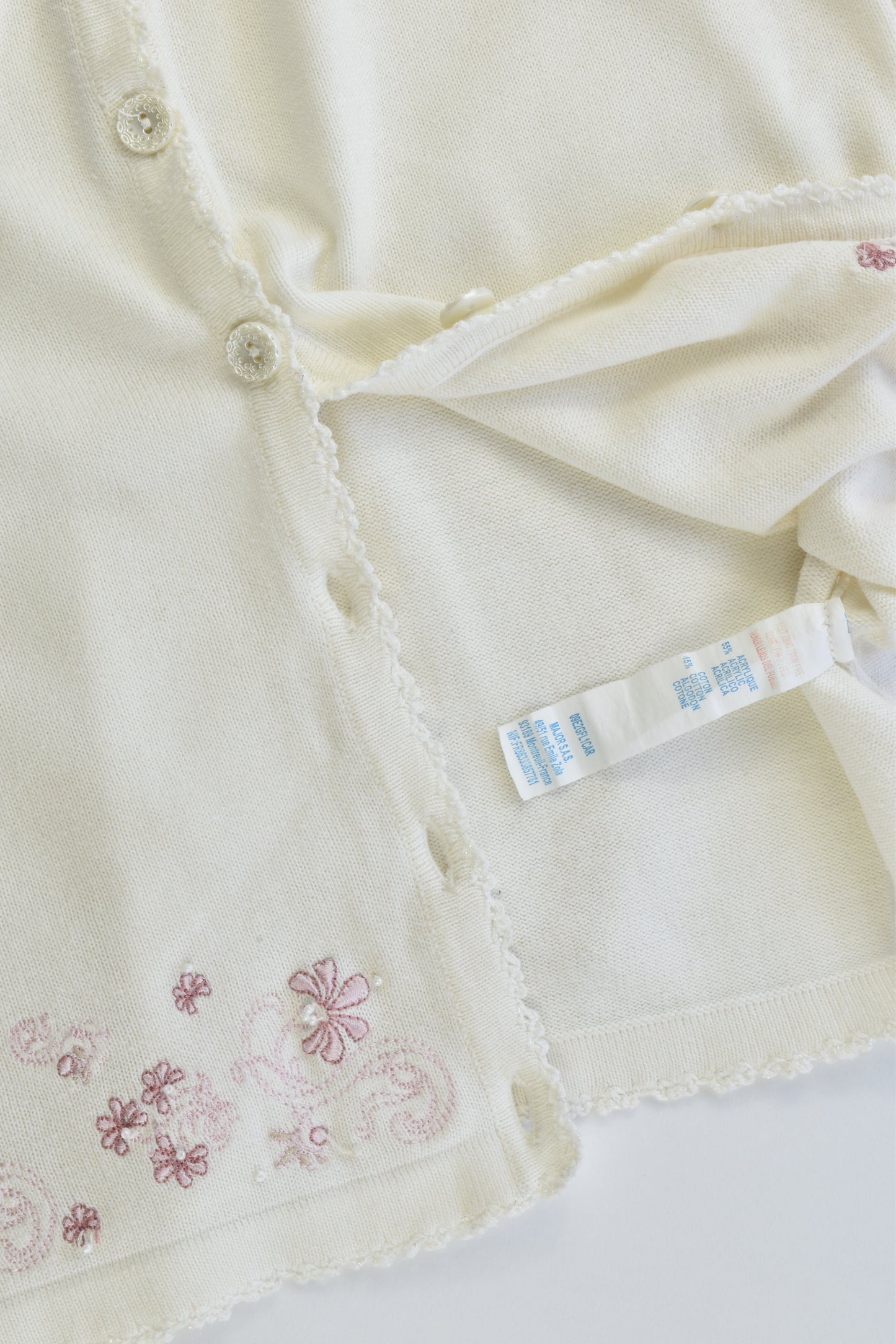 Sergent Major (France) Size 8 (128 cm) Knitted Cardigan