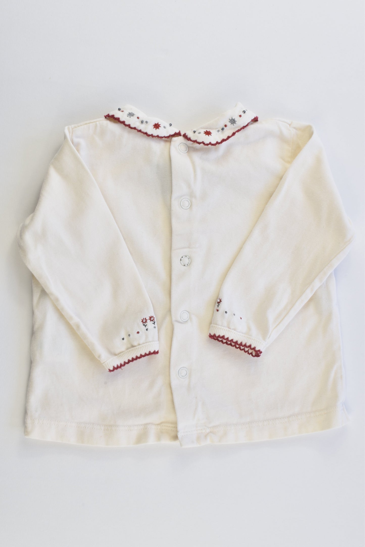 Sergent Major Size 00-0 (9 months) Collared Top