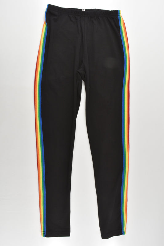 Shein Size 9-10 (140 cm) Rainbow Stripes Leggings