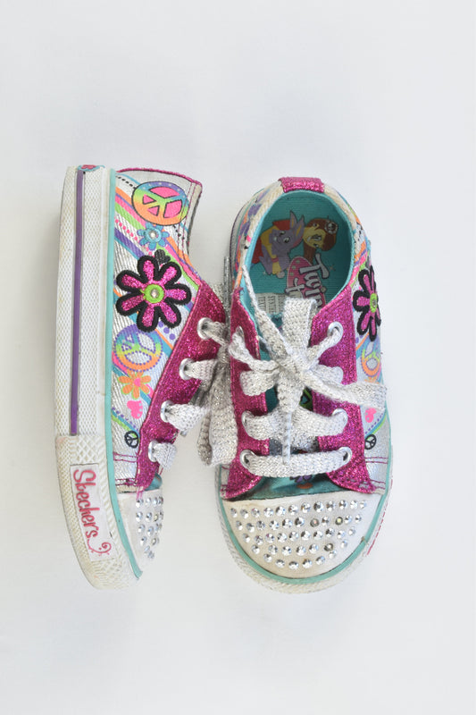 Sketchers Twinkle Toes Size 7 Light-Up Shoes