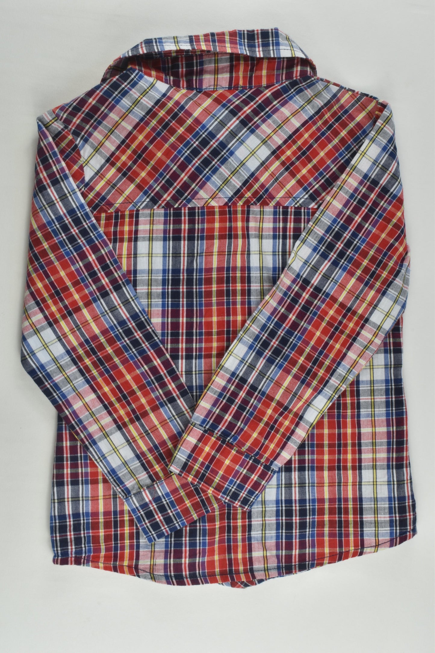 Skootz Size 4 Checked 'Make Your Own Tracks!'Shirt