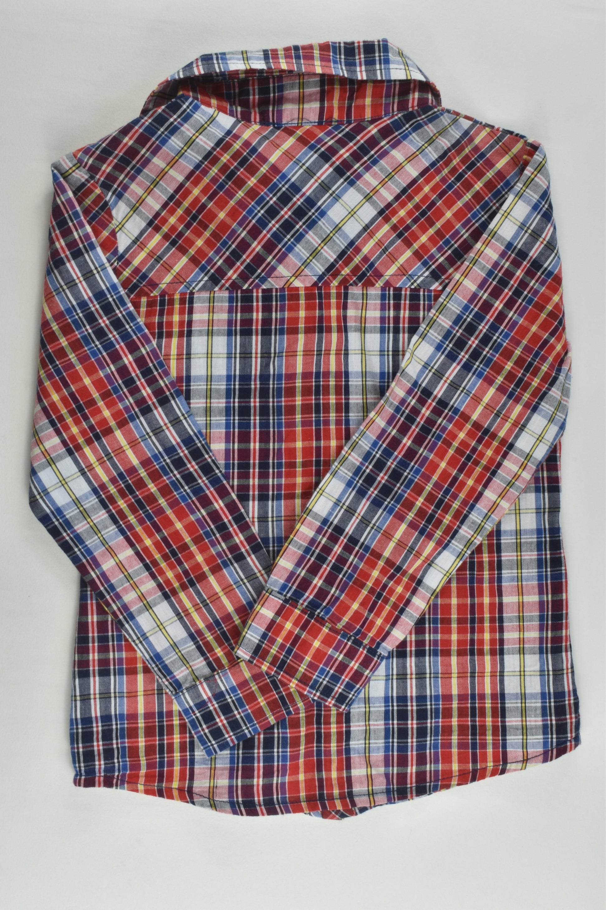 Skootz Size 4 Checked 'Make Your Own Tracks!'Shirt