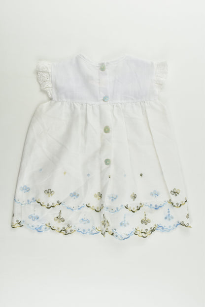 Smile Size approx 0 Lined Smocked Dress