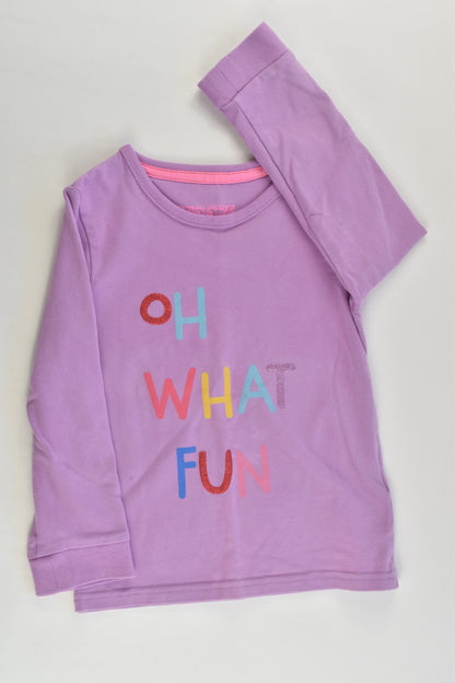 Snooze by Marks & Spencer Size 3-4 (104 cm) 'Oh What Fun' Pj Set