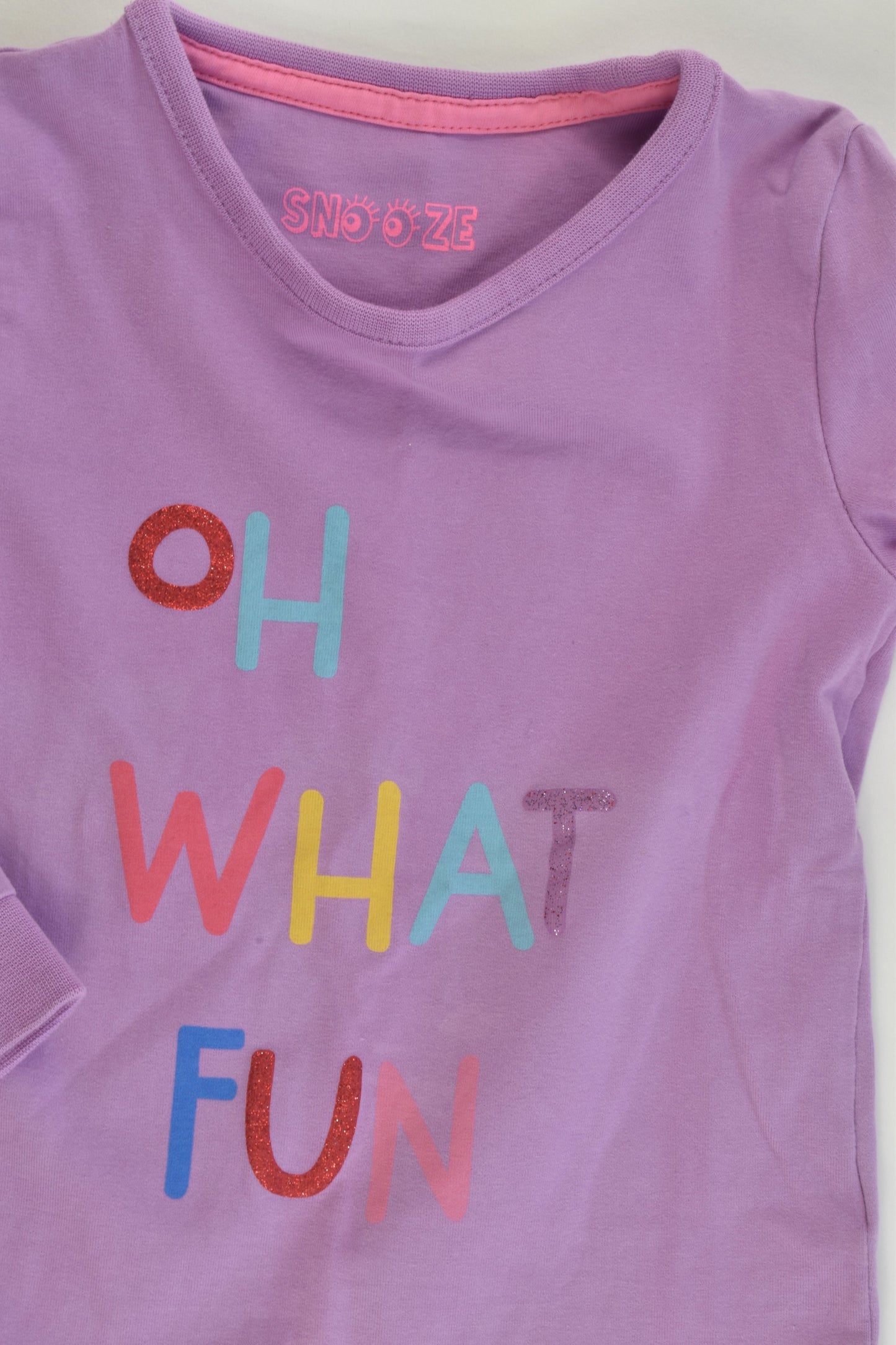 Snooze by Marks & Spencer Size 3-4 (104 cm) 'Oh What Fun' Pj Set