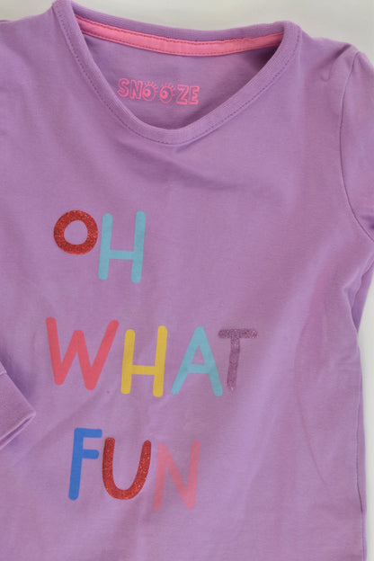 Snooze by Marks & Spencer Size 3-4 (104 cm) 'Oh What Fun' Pj Set