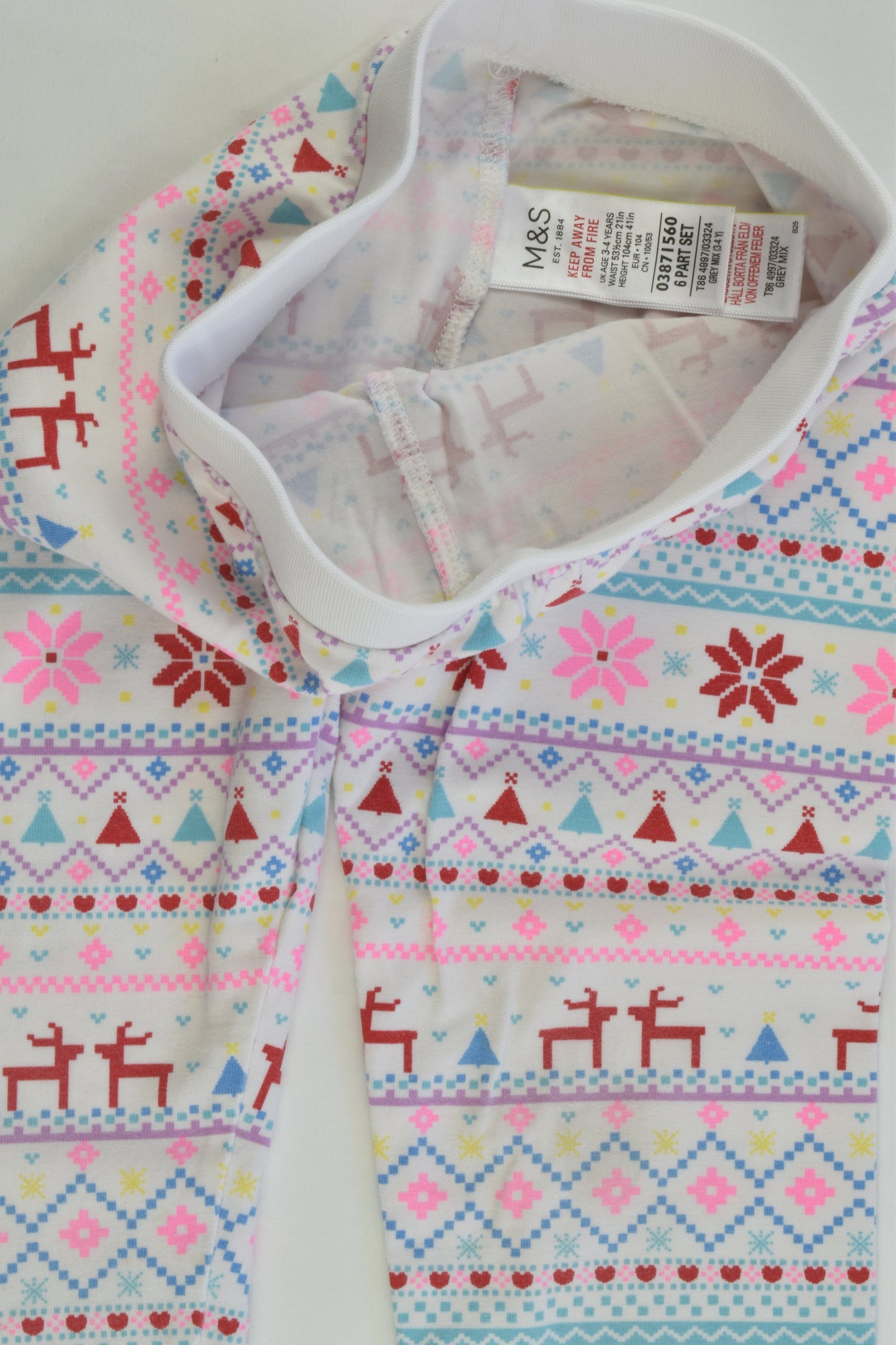 Snooze by Marks & Spencer Size 3-4 (104 cm) Pj Set