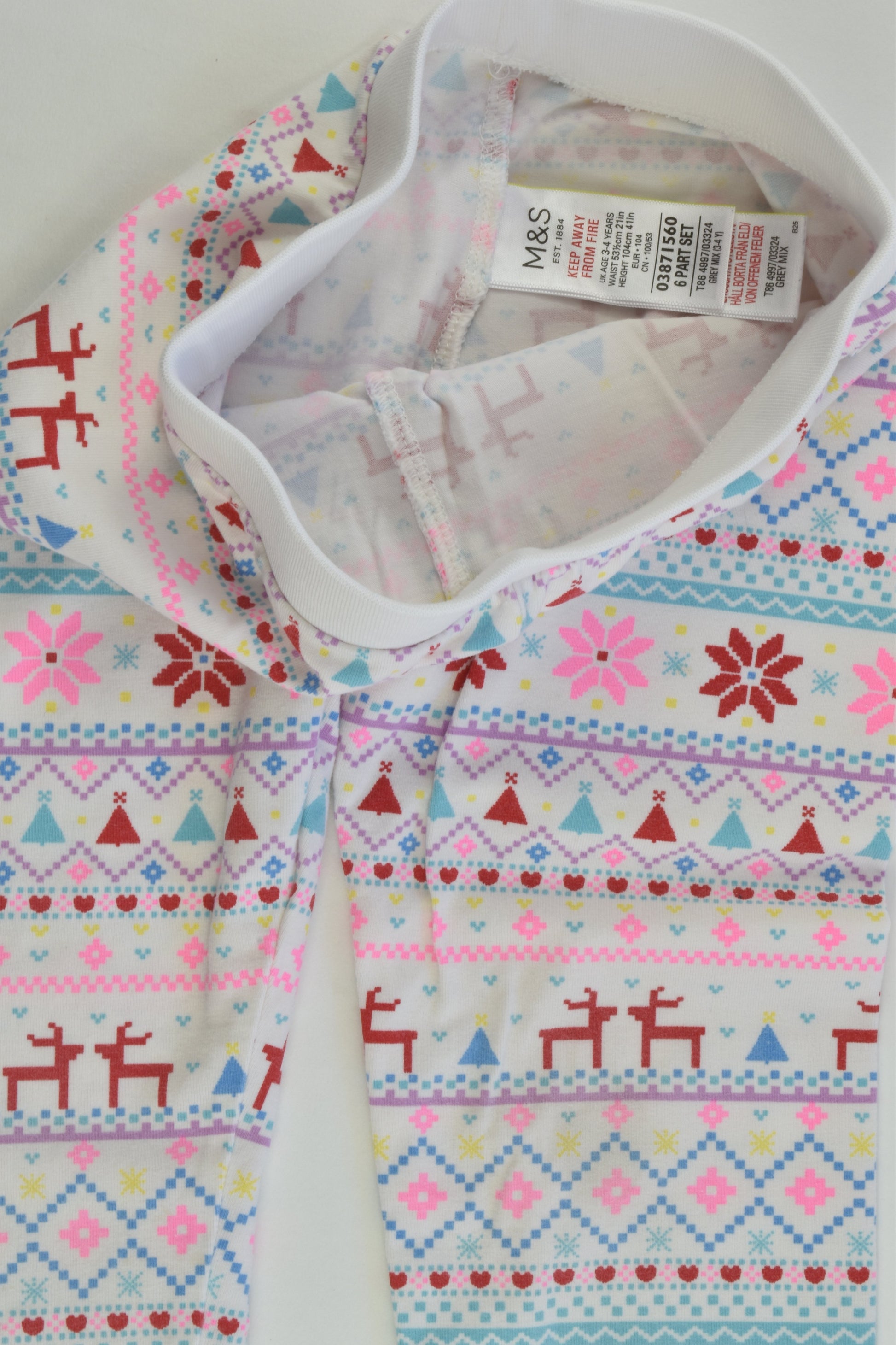 Snooze by Marks & Spencer Size 3-4 (104 cm) Pj Set
