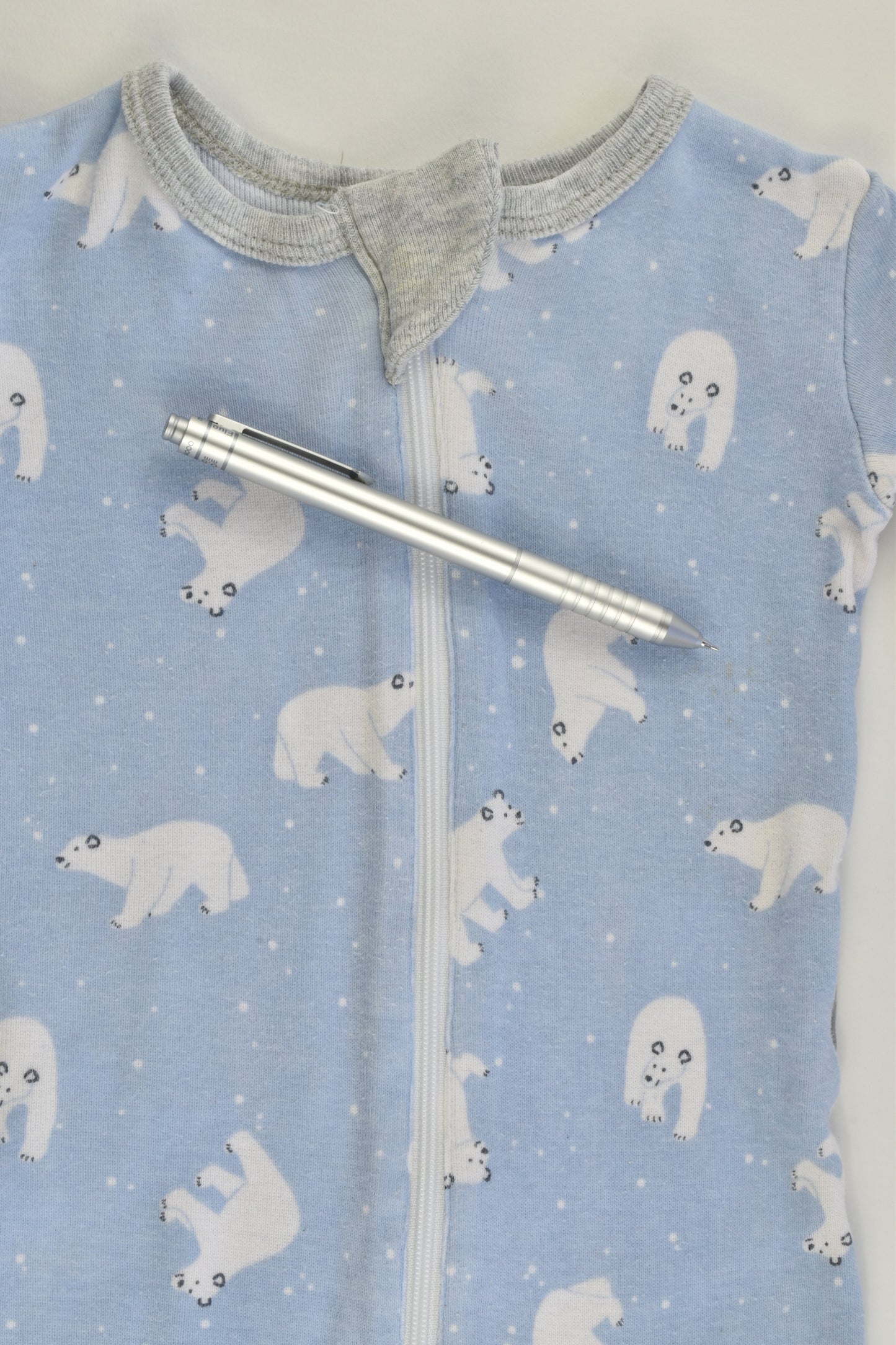 Snugglebum Size 00 (3-6 months) Polar Bear Romper