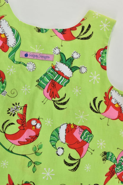 Soojay Designs Size 4 Christmas Birds Dress