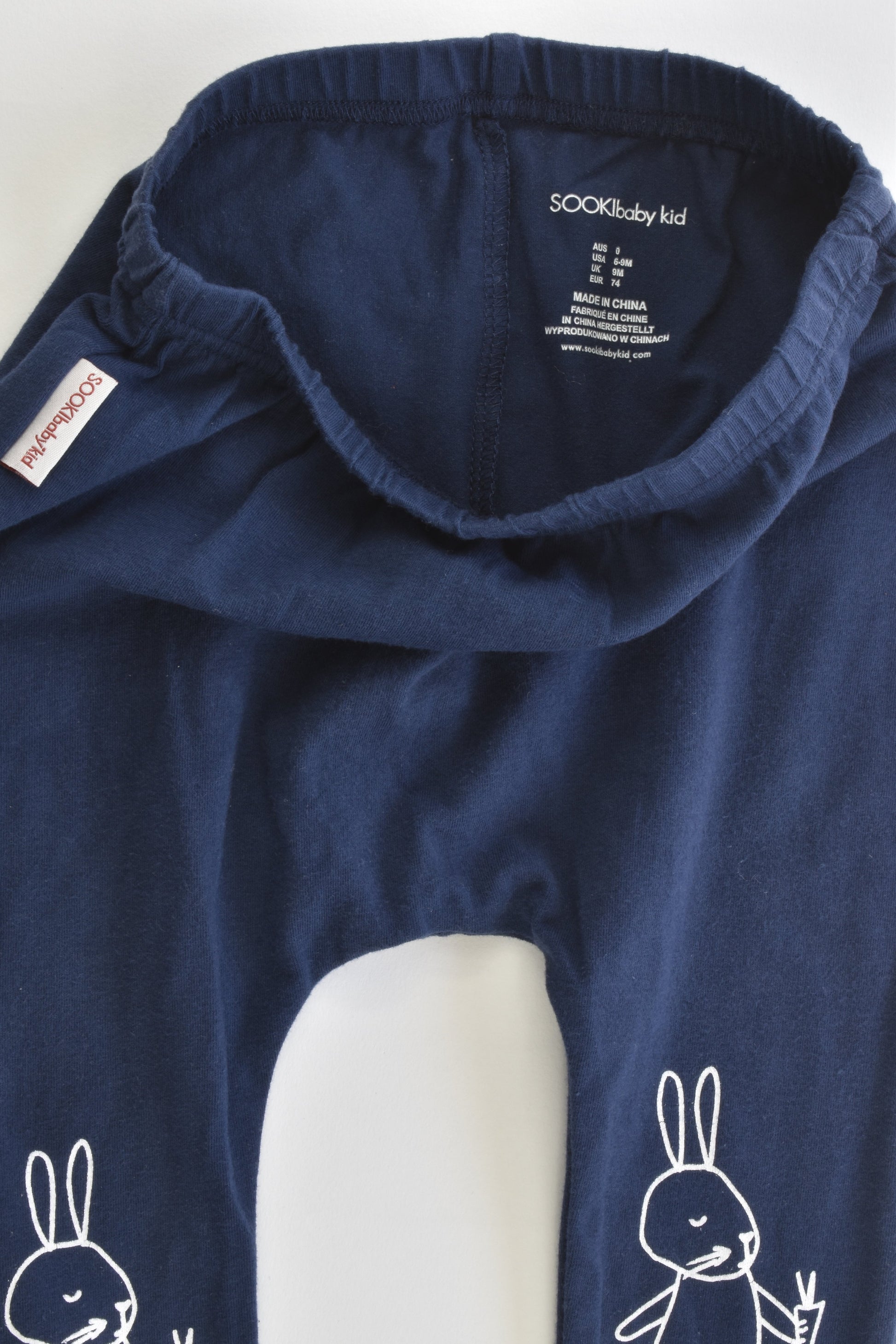 SOOKIbaby Kid Size 0 Rabbit T-shirt and Pants