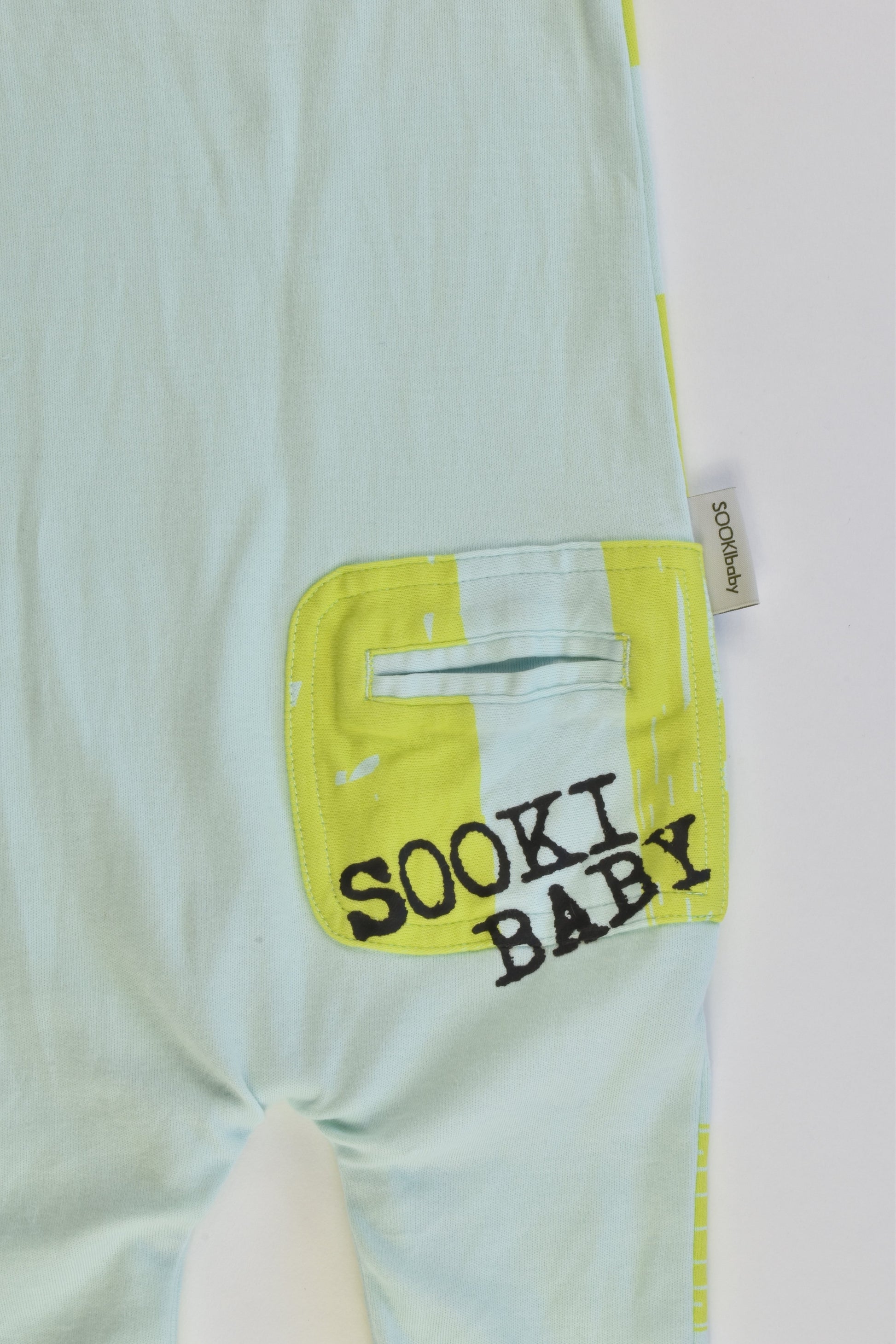 SOOKIbaby Size 00 'Worn By A Funky Little Monkey' Playsuit