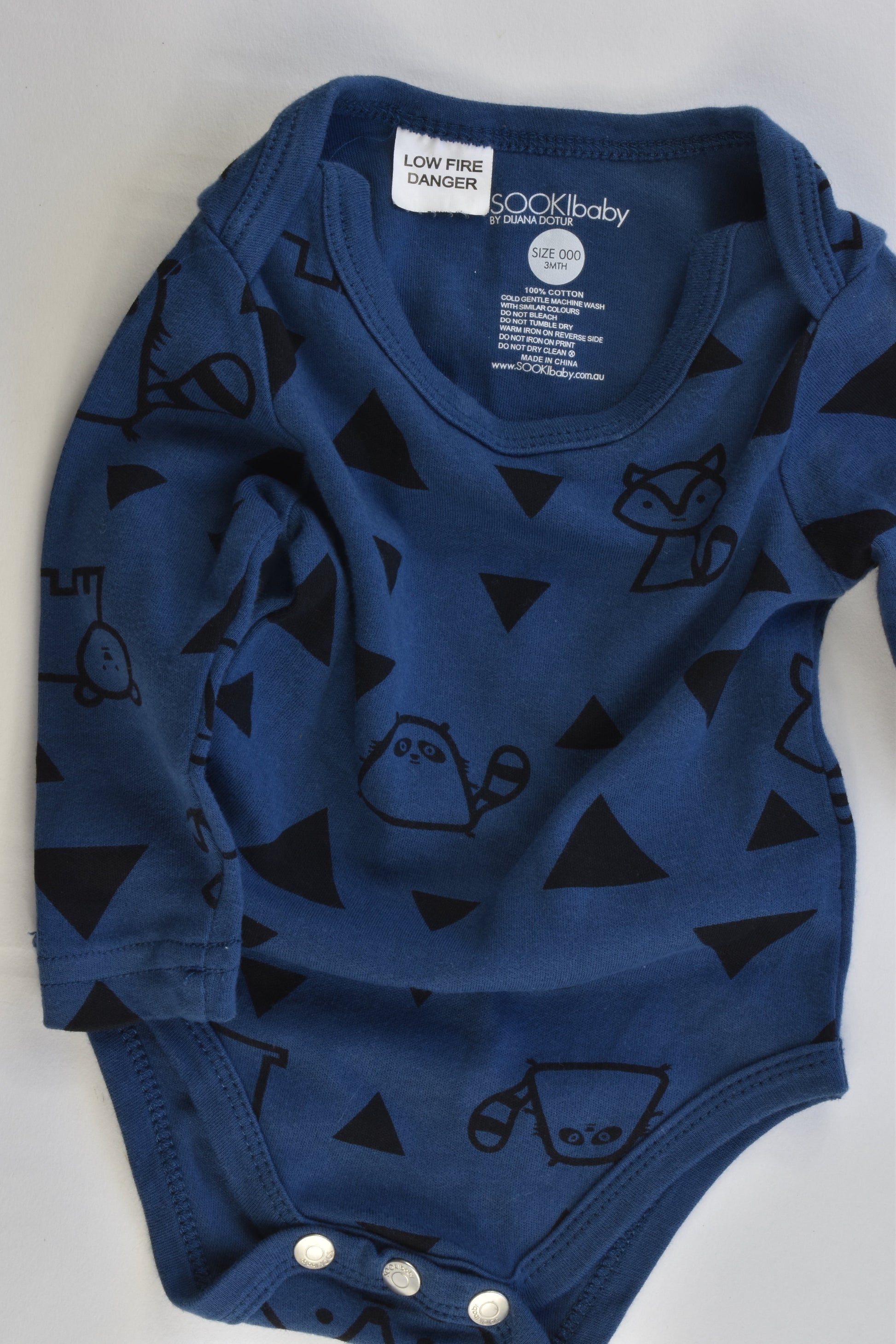 SOOKIbaby Size 000 Forest Animals Bodysuit