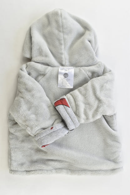 SOOKIbaby Size 1 Warm Reversible Chilli/Fluffy Hooded Jumper