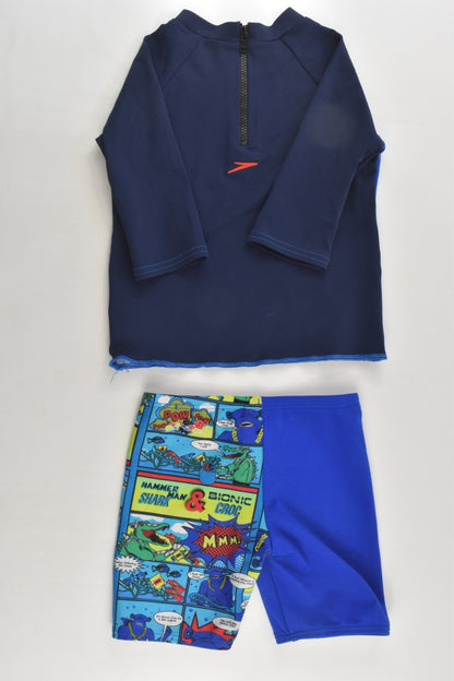 Speedo Size 1 Dragon Rashie Top and Swim Pants