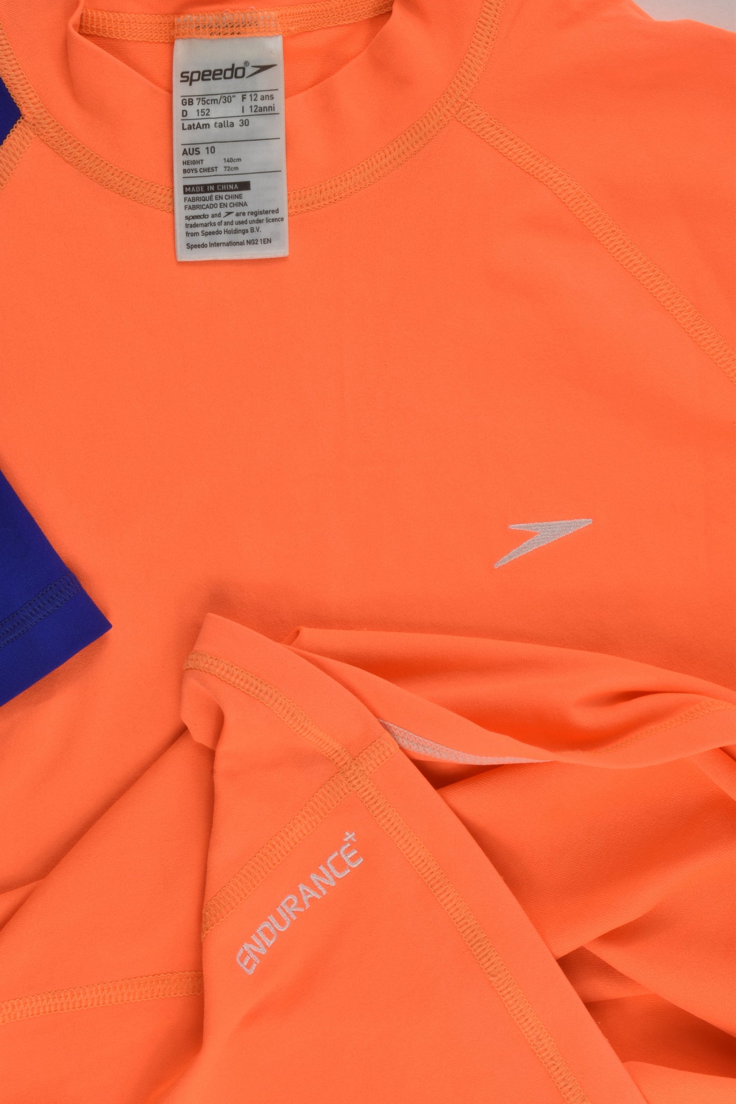 Speedo Size 10 Rashie Top