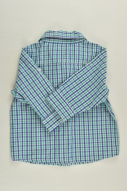 Sprout Size 0 'Bug' Checked Shirt