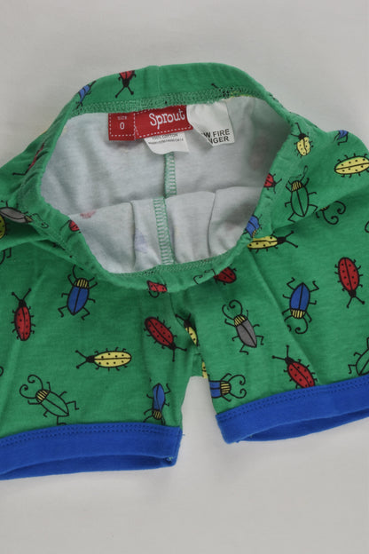 Sprout Size 0 Bugs Shorts